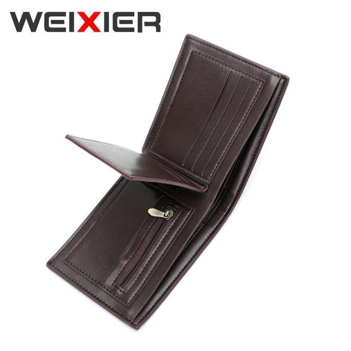 Weixier 5303-1 Dompet Lipat Bifold Kulit Pria Rfid Blocking