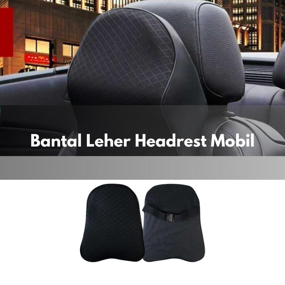(Terbaru) SPCR Bantal Leher Mobil Ergonomis Memory Foam Car Headrest Pillow NIC3GJ (Terlaris)