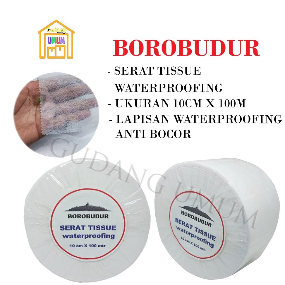 Serat Tissue Aquaproof Fiberglass Serat Roll Tissue Anti Bocor aSt