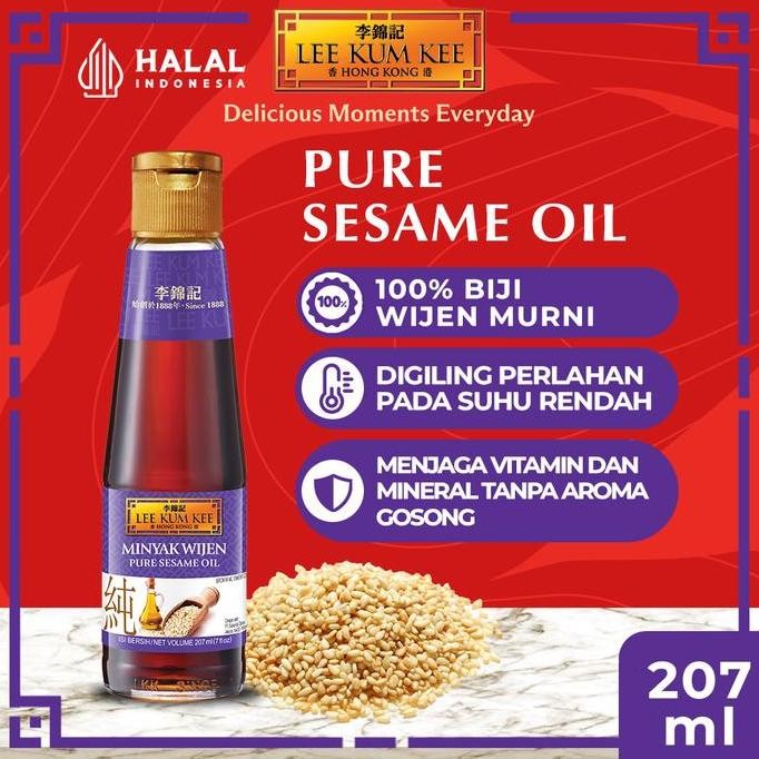 

LEE KUM KEE Minyak Wijen Murni Pure Sesame Oil Masakan Makanan 207 ml