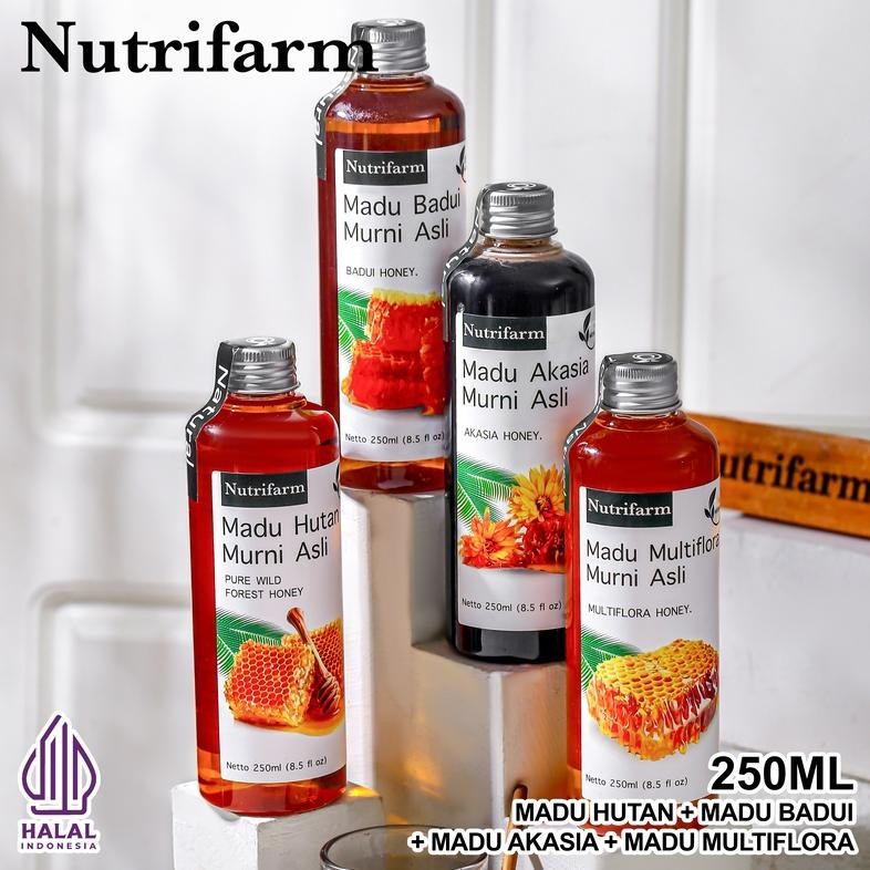 

(Terbaru) Nutrifarm Madu / Madu Hutan / Madu Baduy / Madu Multiflora / Madu Akasia (Terlaris)