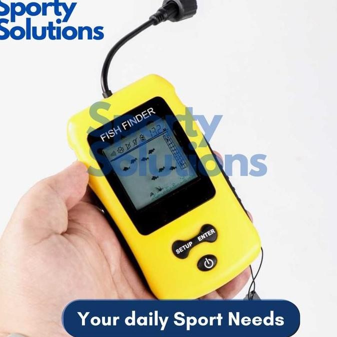 Sonar Fish Finder Portable Alat Radar Pelacak Ikan Backlight - 100m