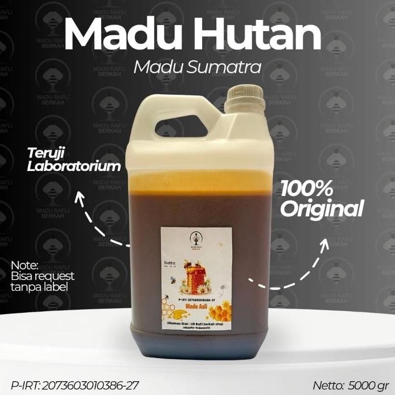 

(Terbaru) Madu asli sialang sumatera 5 kg netto(riau kampar) MADU (Terlaris)