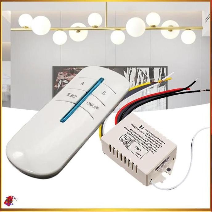 Saklar Lampu Wireless Remote Control Lampu Rumah 2 Arah Allshop
