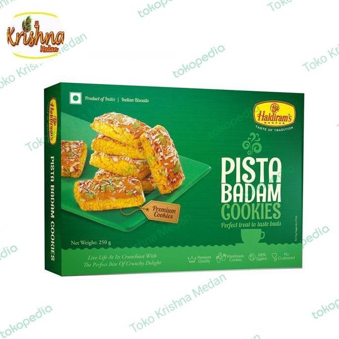 

favorit] Haldiram's pista badam cookies 250g