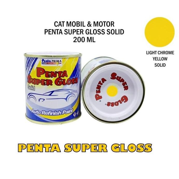 {{{{}}] CAT PENTA LIGHT CHROME YELLOW 1089 200 gram - cat kuning - cat penta yellow - cat penta kuni