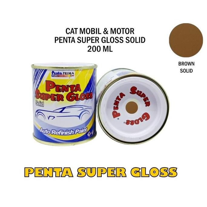 "'''] CAT PENTA BROWN 1301 200 gram - cat penta coklat - cat mobil coklat - cat motor coklat - cat p