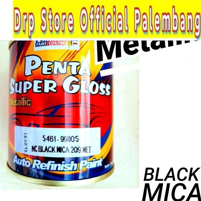 `````````] Cat Black Mica 209 Met Penta Super Gloss Hitam Metallic Metalik Metalic Cocok Toyota Hita