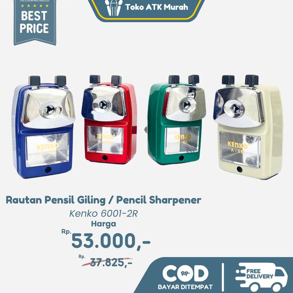 

Rautan Pensil Pencil Shaener Kenko A5M Serutan Giling