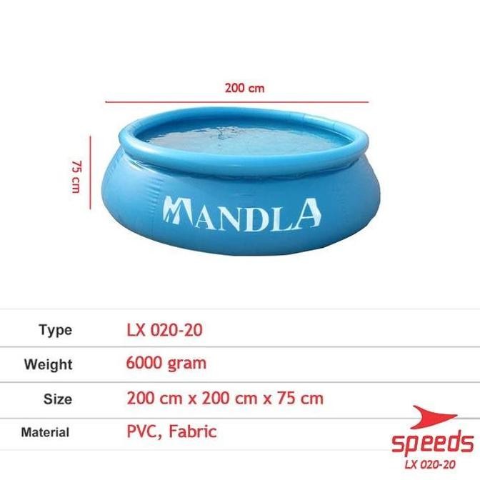 Kolam Portable Bak Mandi Renang Anak Jumbo 020-20