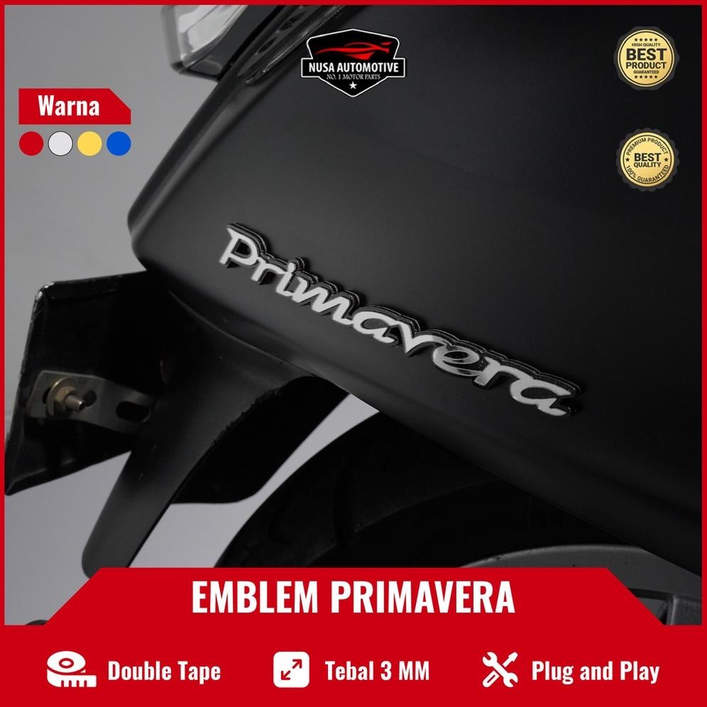 Premium Nsa Emblem Primavera Vespa Emblem Logo Vespa 3D Timbul Logo Primavera Emblem Vespa Logo Prim