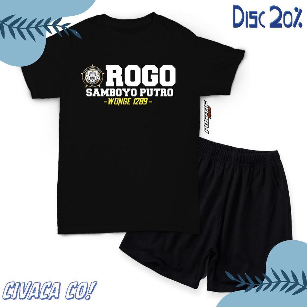 50% Off Baju Kaos Setelan Anak Rogo Samboyo Putro Jaranan Bantengan