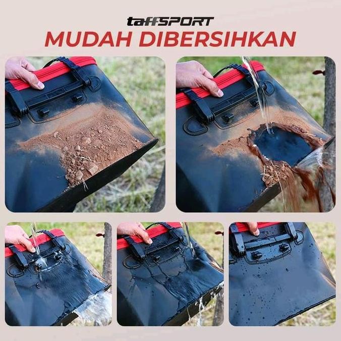 tas pancing 60cm/box umpan/box umpan pancing/box lipat pancing/kotak umpan udang idup/pancing