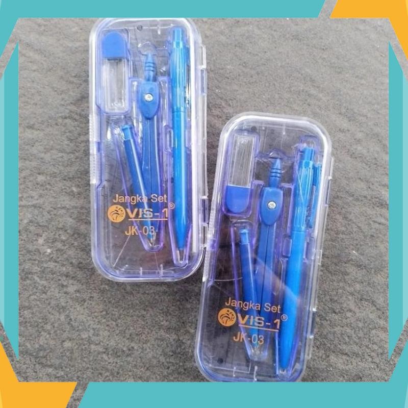 

Bisa COD Jangka Math Set VIS-1 JK-03 Set 7 Pcs ( Set ) [ Original ] OVL-51