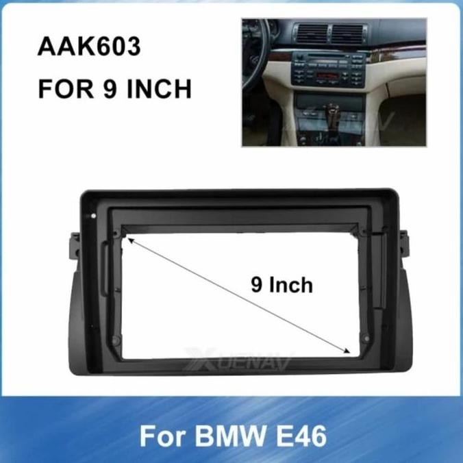 frame panel Bmw E46 1998 up 9 inchi android