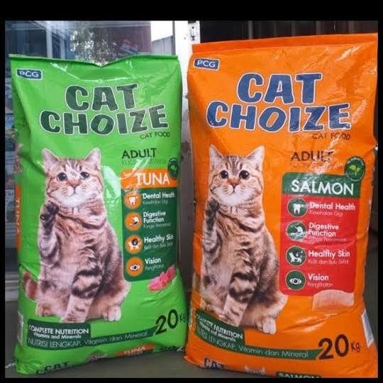 CAT CHOIZE ADULT 20KG MAKANAN KUCING CAT CHOIZE ADULT TUNA SALMON 20KG
