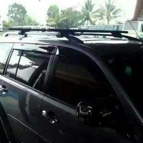 TERMURAH - CROSSBAR / SPORT RACK / Roof rack JEPIT ROOF RAIL / REL RUSH TERIOS BRV FORTUNER PAJERO C
