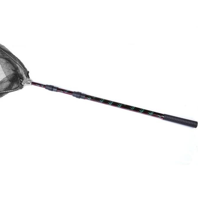 serokan ikan lipat besar serok jaring panjang telescopic aluminium