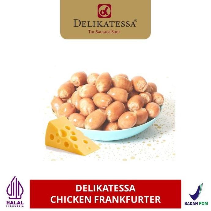 

DELIKATESSA CHICKEN CHEESE COCKTAIL 300 GR SOSIS AYAM KEJU HALAL TH