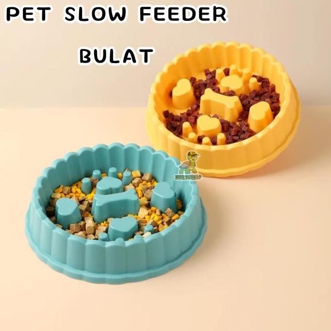 

TEMPAT MAKAN ANJING KUCING SLOW FEEDER BOWL PREMIUM IMPORT ANTI SEDAK MH
