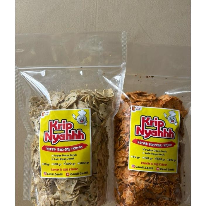 

8.8 Cemil Centil Keripik Basreng Tipis Gr Cemilan Pedas Gurih Viral Enak