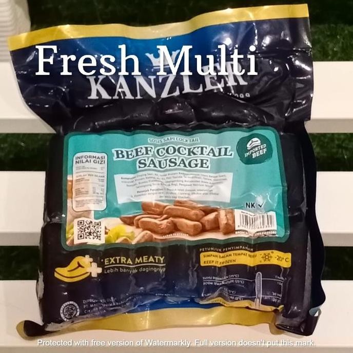

Sosis premium kanzler beef cocktail 500gr / kanzler beef cocktail AS