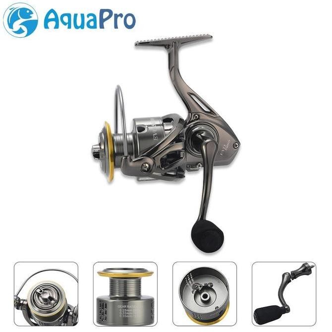 AquaPro20221121 - Fishing Reel Series Evo 1000 - 6000 Power Handle Aluminium Spool Line Pancing
