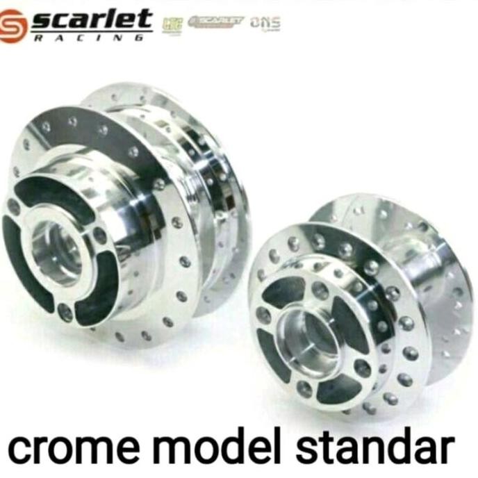 Promo SATRIA FU NEW/OLD TROMOL DPN BLKG 1SET  CROME/HITAM MODEL ADAPTOR/STANDAR ORIGINAL SCARLET COD