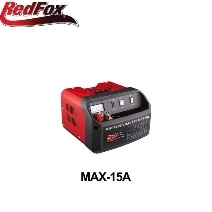 TERBARU - Battery Charger ACCU Charger Aki MAX-A Redfox