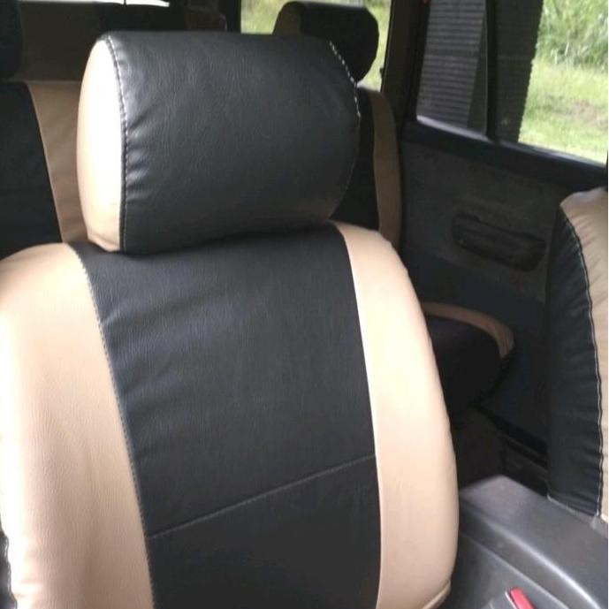 sarung jok mobil kijang Lgx Kapsul grand extra sgx krista 3 baris full set - kulit sintetis Car