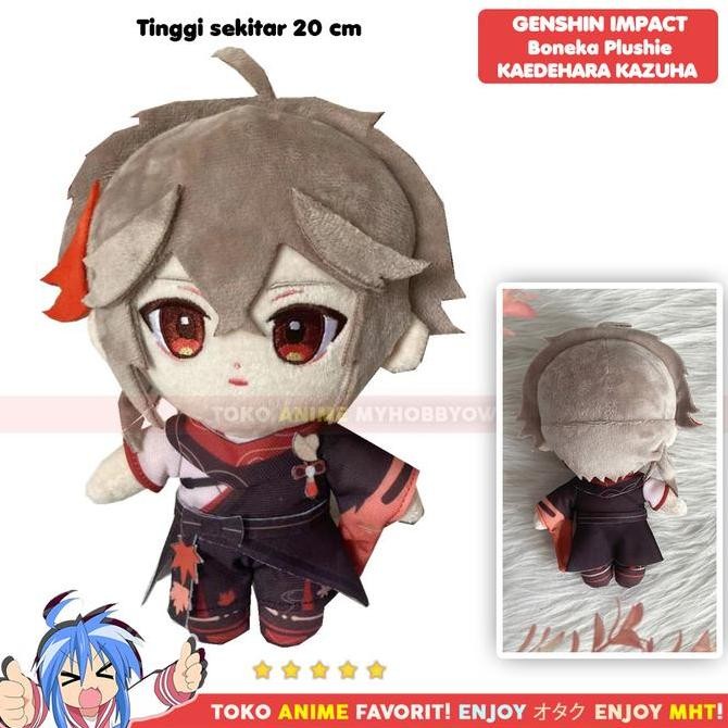 TERBARU - Boneka Anime Karakter Kaedehara Kazuha Plushie Doll