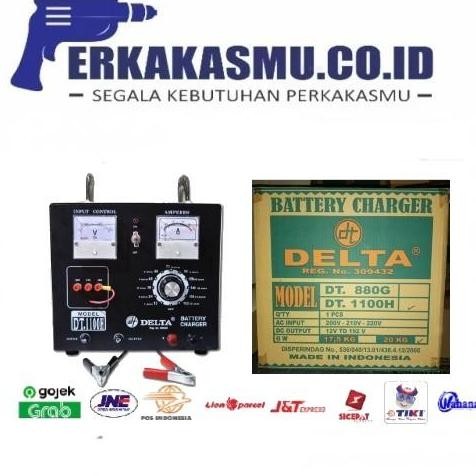Delta Charger Aki DT 1100H / Alat Cah Aki Mobil BC100AH