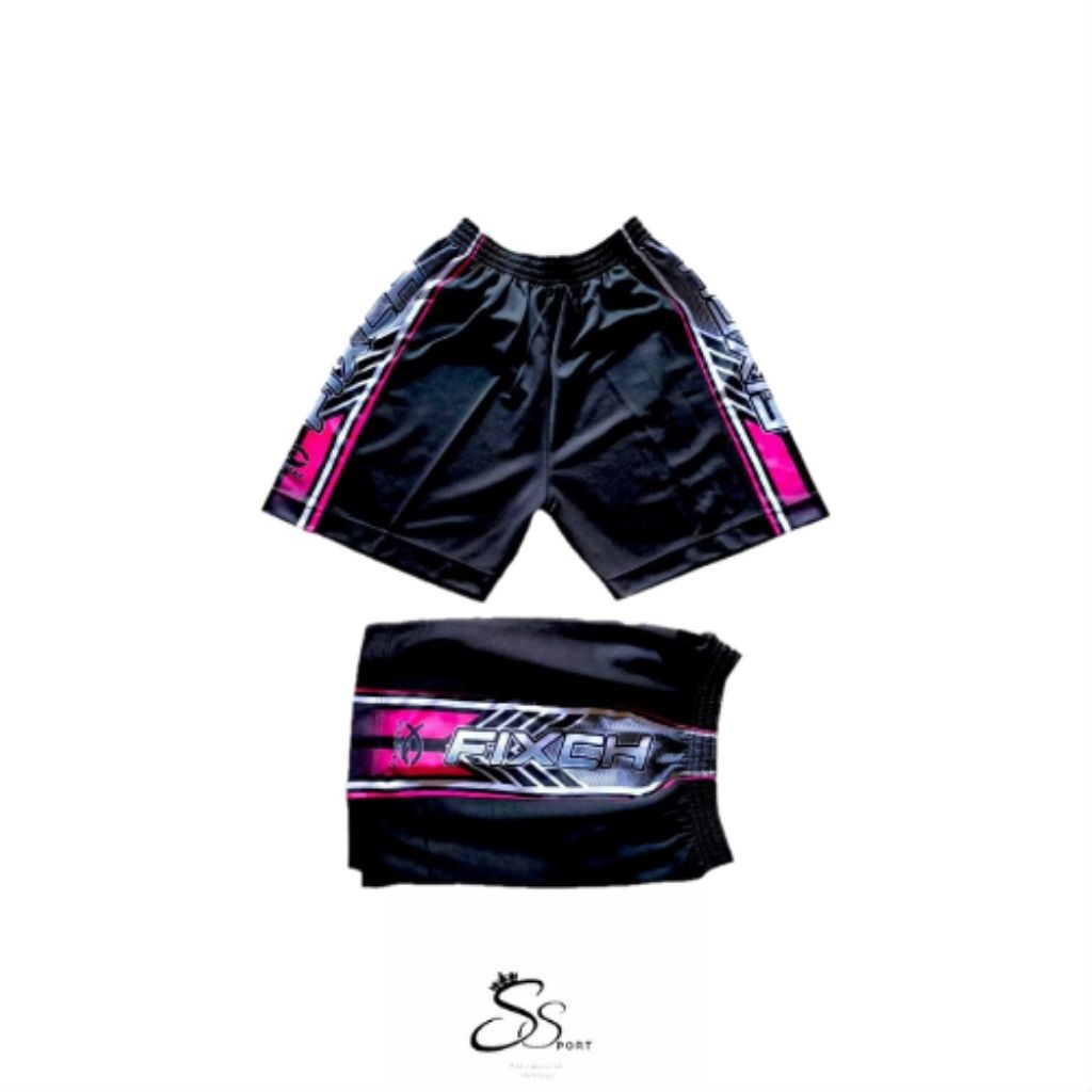 CELANA VOLI FIXCH PRINTING SAMPING HALUS || CELANA PENDEK OLAHRAGA