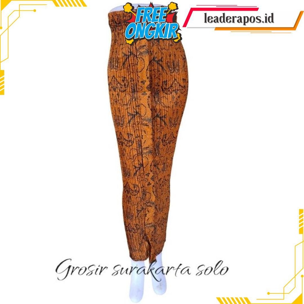 Rok Plisket Batik Motif Wahyu Tumurun / Rok Plisket Batik Wiru Cod
