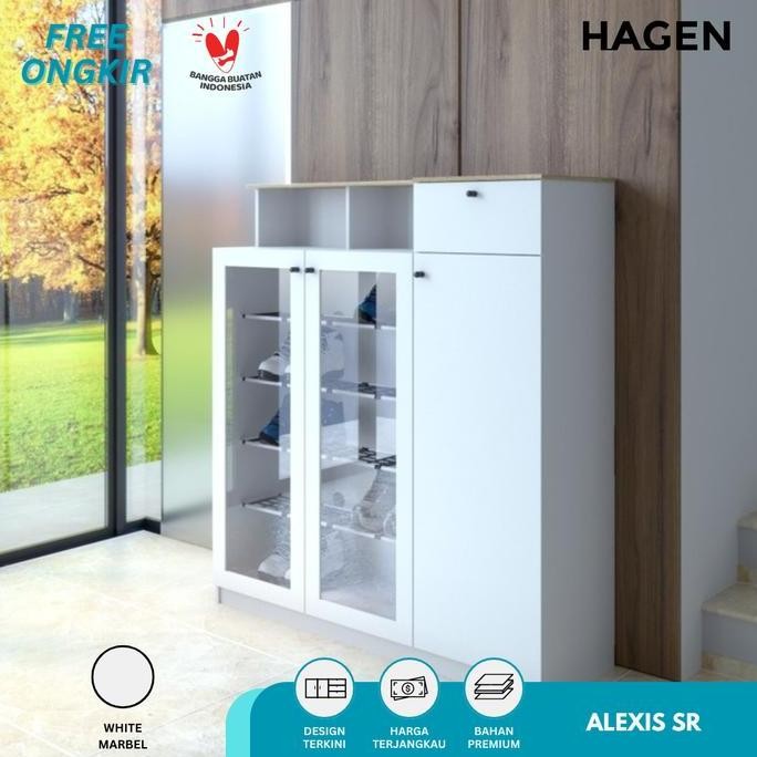 TERBARU GARVANI X HAGEN - ALEXIS SR Rak Sepatu / Lemari Sepatu