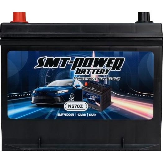 SMT Power Battery Aki Mobil NS70Z 12 Volt 65 Ah Baterai Kering Mobil Maintenance Free Battery