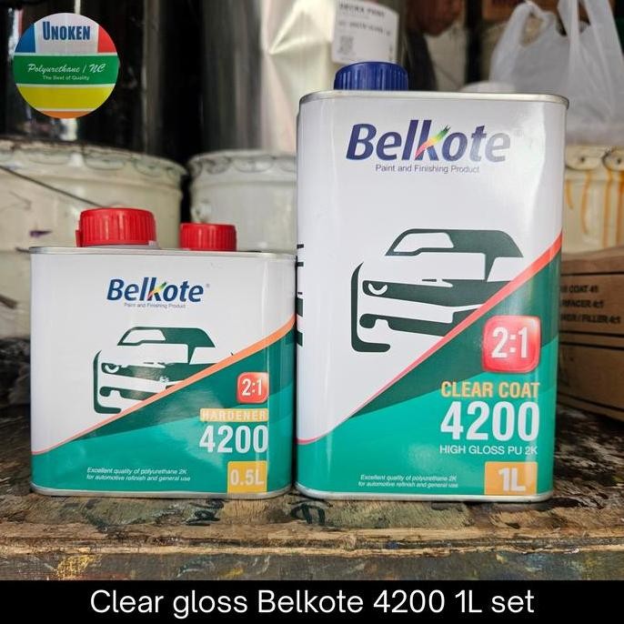 Exa Vernis Pu Belkote 4200 Clear Gloss