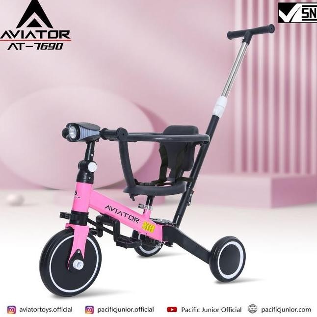 Balance Bike 3 In 1 Pmb Nuwa 201 Dengan Pendorong