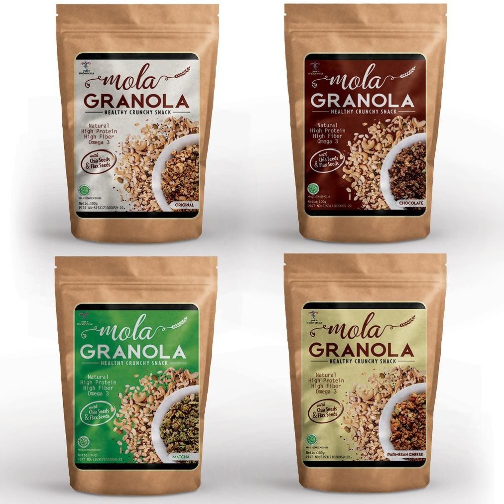 

4 pcs Mola Granola / Muesli granola mola