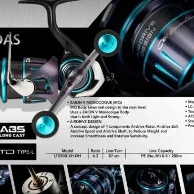 REEL DAIWA EMERALDAS 23RX LT 2500 XH -DH CO