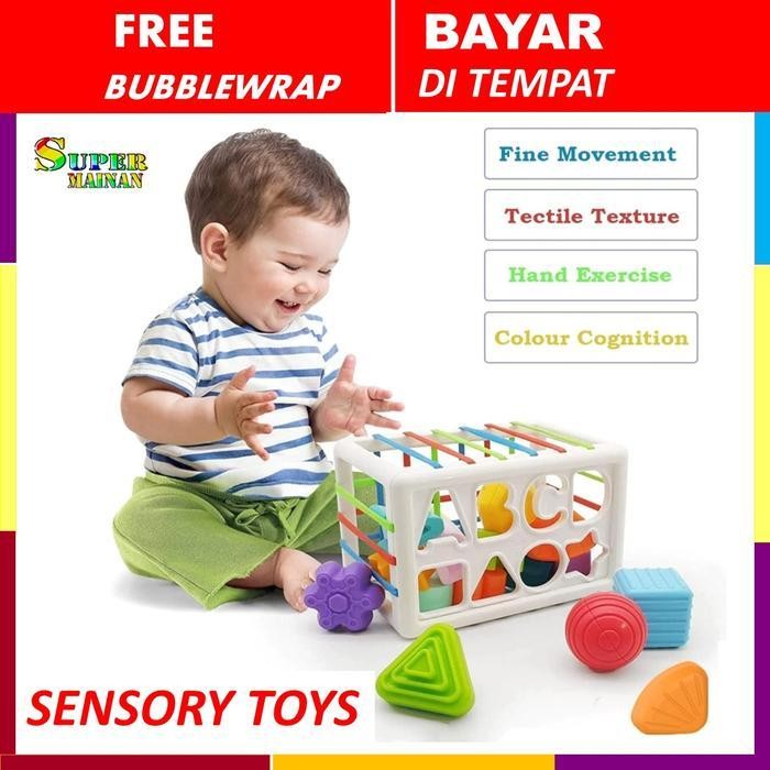 Mainan Sensori Motorik Anak Mainan Edukasi Anak Umur 1 2 3 Tahun Murah