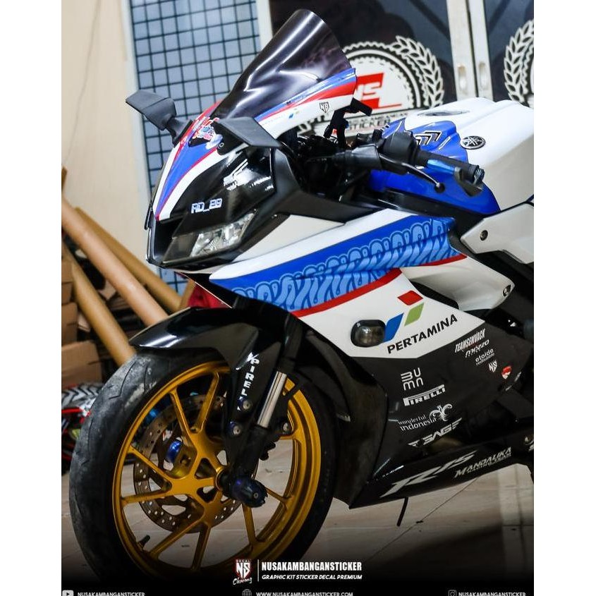 Decal Stiker R15 V3 Mandalika Original