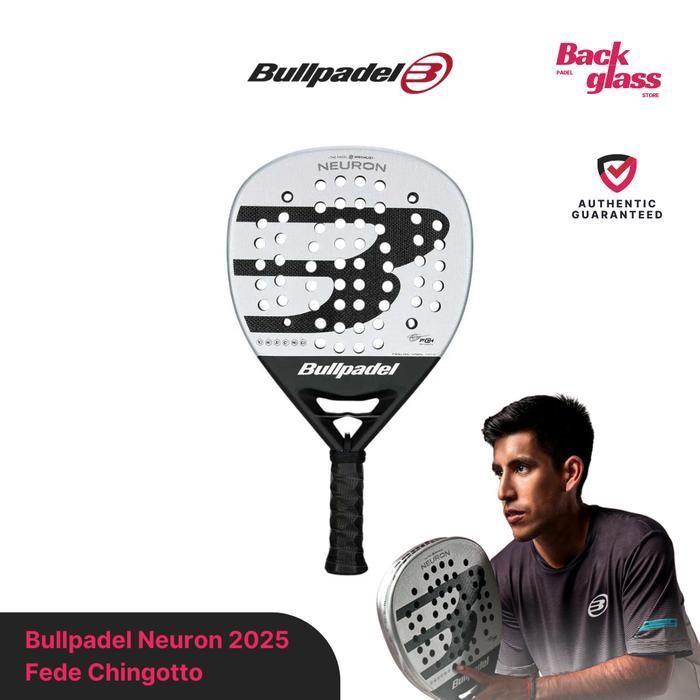 FS Bullpadel Neuron 2025 Fede Chingotto - Raket Padel Racket Original Authentic Backglass
