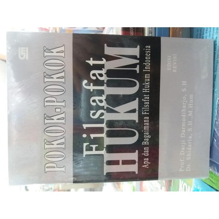 

LS POKOK - POKOK FILSAFAT HUKUM ( PROF. DARJI DARMODIHARJO, S.H )