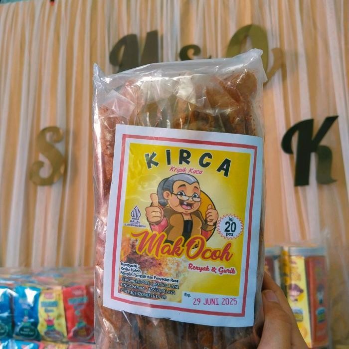 

LS Kripik Kaca Pedas Ecer 500g M&O Snack - Isi 20pcs - Food, Keripik Makanan Kripca Makanan Kripca murah grosir