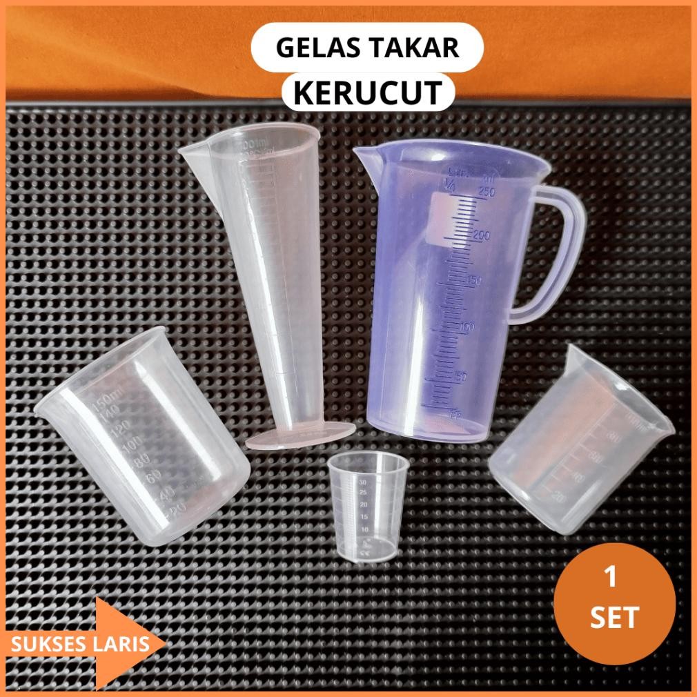 Bisa Cod Paket Gelas Takar | Gelas Ukur Takaran Gula Cair ||