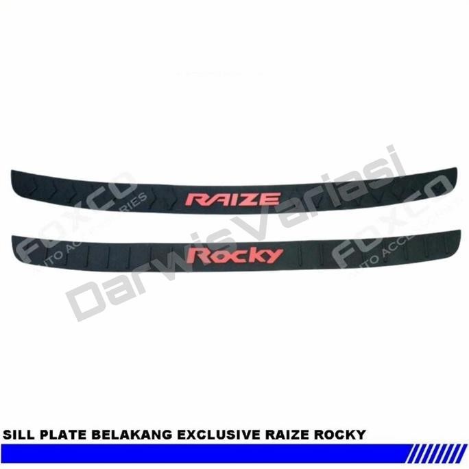 sillplate sillplate belakang Rocky / Raize model exclusive