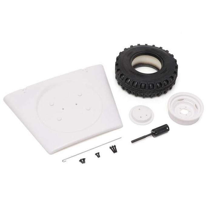 NEW - Boom Racing Land Rover Series Bonnet w/Spare Wheel for RC BRX02 09 88 RC /0