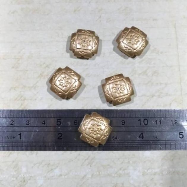 best seller] Mote SQ Model Klasik - Emas (5 pcs)