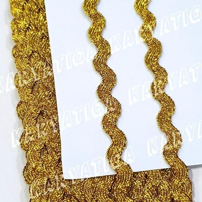 

Open DS] Renda Biku Emas / Perak Lebar 1 Cm (20 yard)